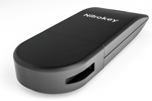 The open hardware pyhsical authentication device: Nitrokey (source: Nitrokey.com)